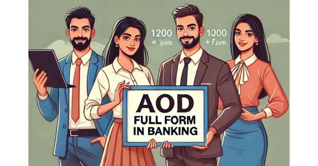 AOD FULL FORM IN BANKING