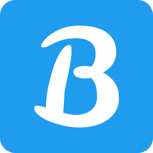 b logo